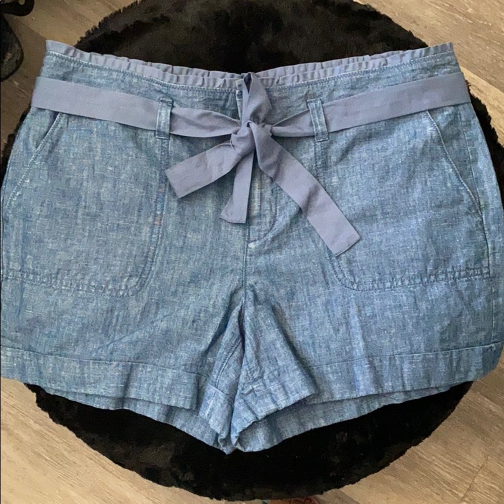 Loft denim shorts NWT cotton belt
